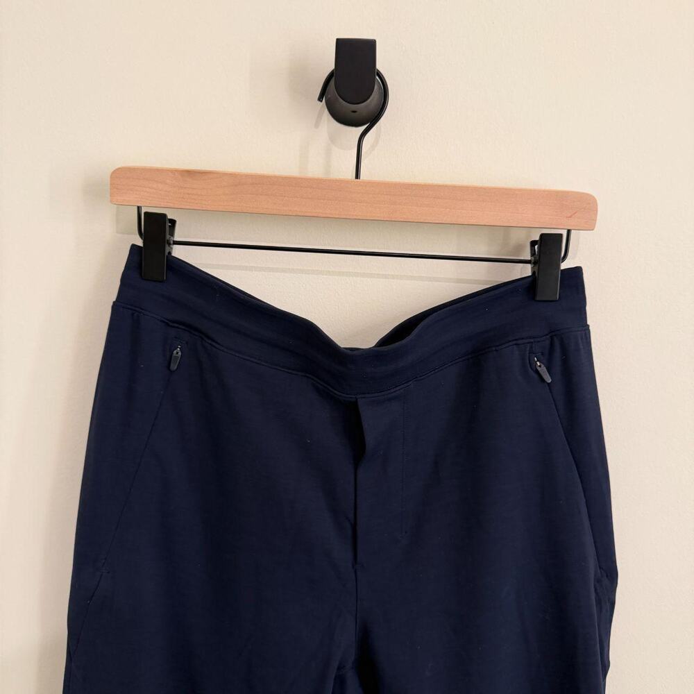 men's navy blue LULULEMON balancer yoga pants [M]